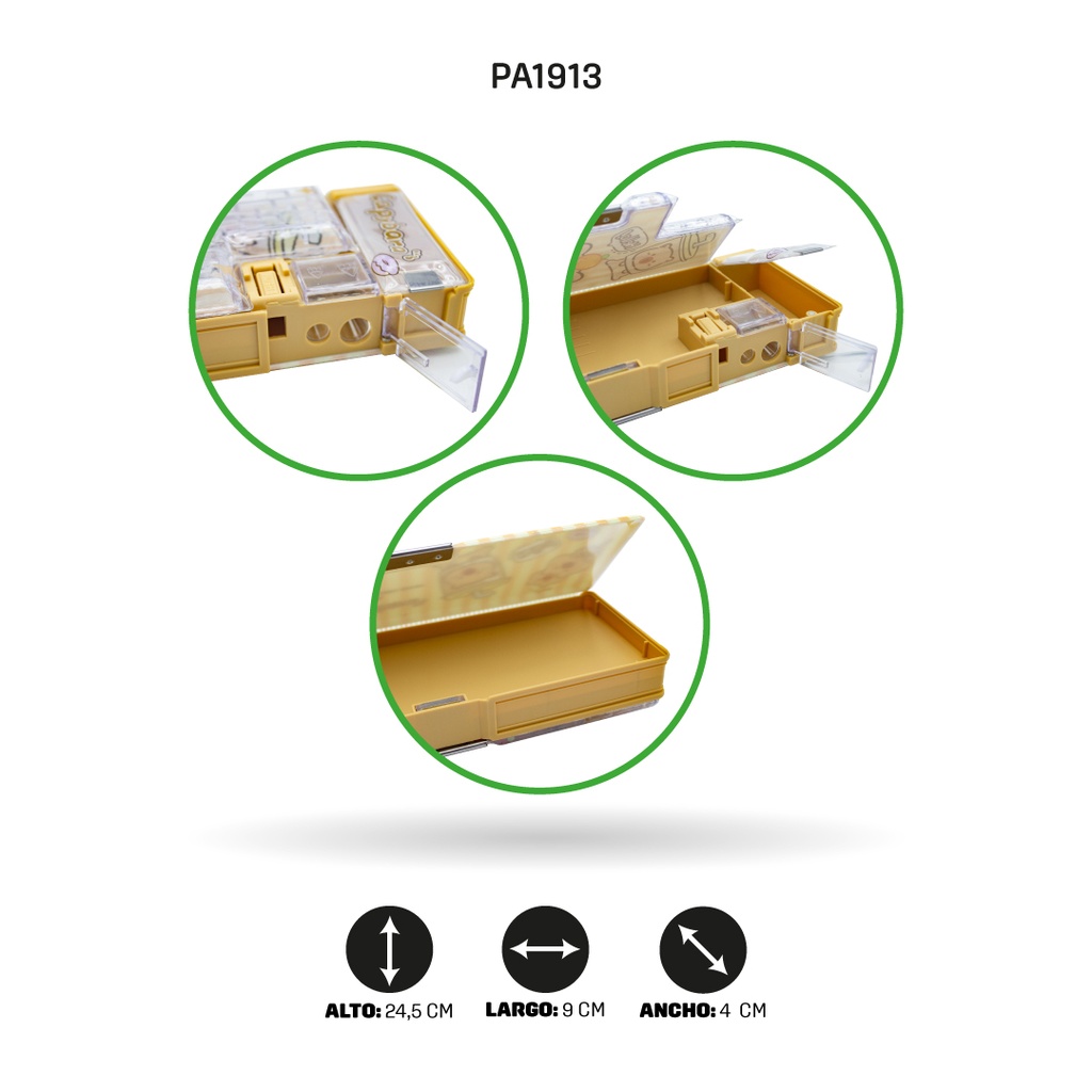 ESTUCHE MULTIFUNCIONAL ANIMALES CON OJOS GRANDES XPM-565-3/5/8/7 [PAC4670]