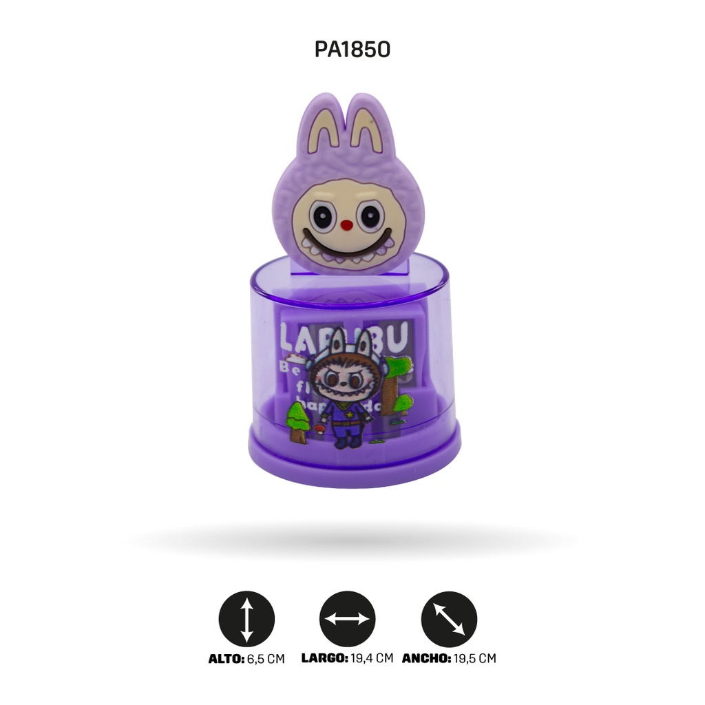 SACAPUNTAS DOBLE KM9308A LABUBU [PAC4593]