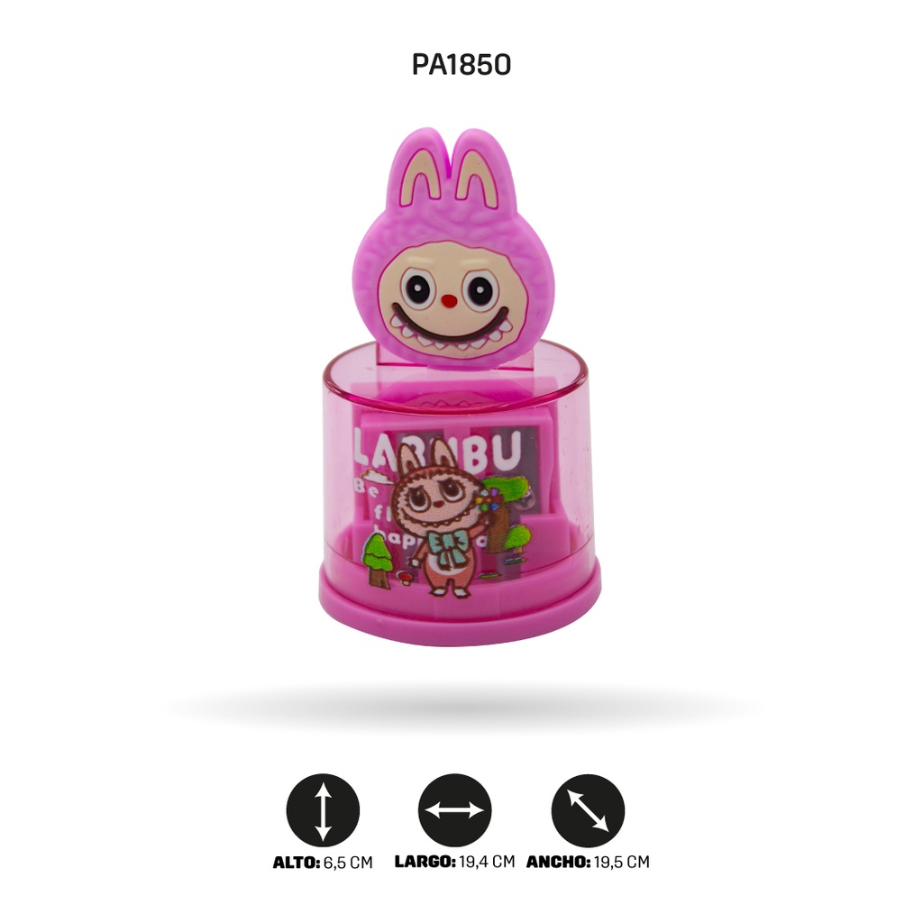 SACAPUNTAS DOBLE KM9308A LABUBU [PAC4593]