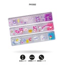 REGLA TRANSPARENTE ESCHARCHADA XPM-3000-30/48/61/59 20CM DISPLX 24 [PAC4710]