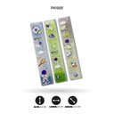 REGLA TRANSPARENTE ESCHARCHADA XPM-3000-30/48/61/59 20CM DISPLX 24 [PAC4710]