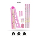 JUEGO DE LAPIZ PARA NIÑA Y NIÑO  7 MOTIVOS KM-9228  [PAC4585]