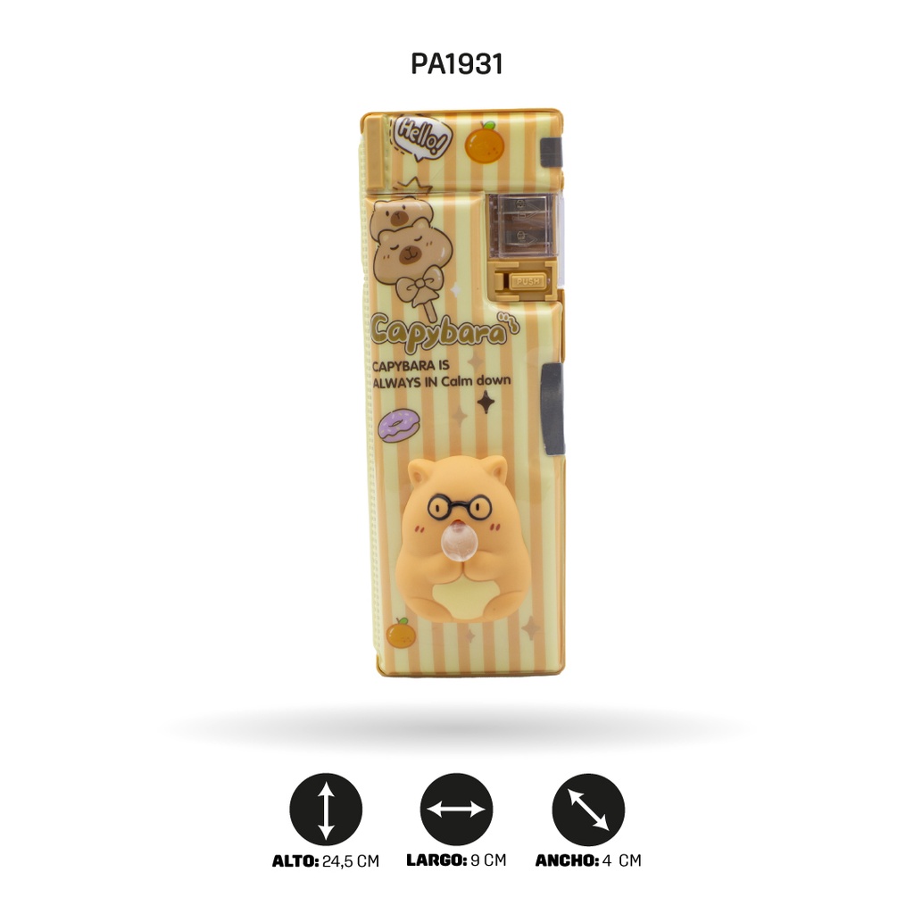 ESTUCHE MULTIFUNCIONAL DE ANIMALES CON GLOBO XPM-577-1/3/2 [PAC4676]