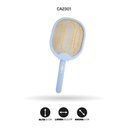 RAQUETA MATA MOSCOS ABATIBLE, RECARGABLE LTD-658 [PAC4461]