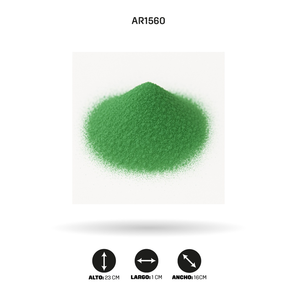 ESCARCHA COLOR VERDE MANZANA 8011 X LIBRA [PAC5135]