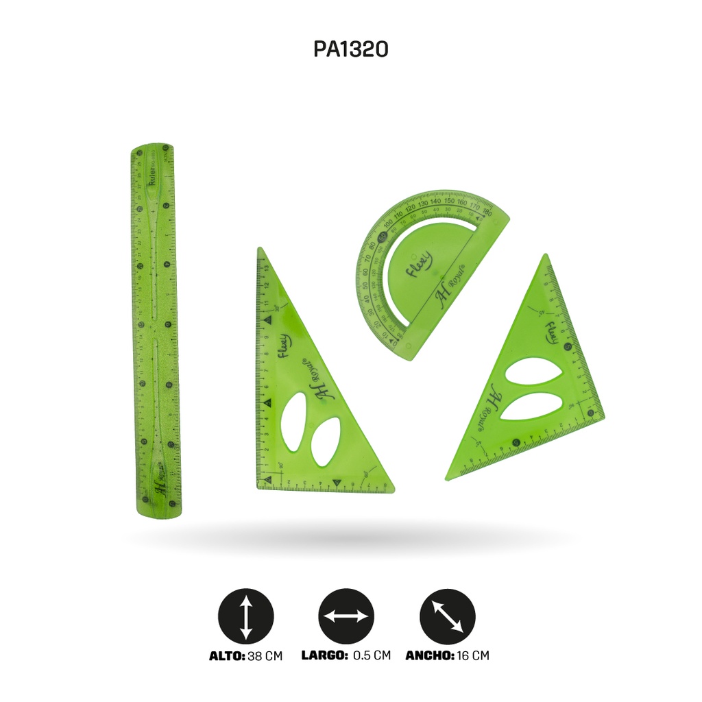 JUEGO GEOMETRICO AH ROYAL SILICONADO MEDIANO SIN TABLA PERIODICA [PAC3266-1320]