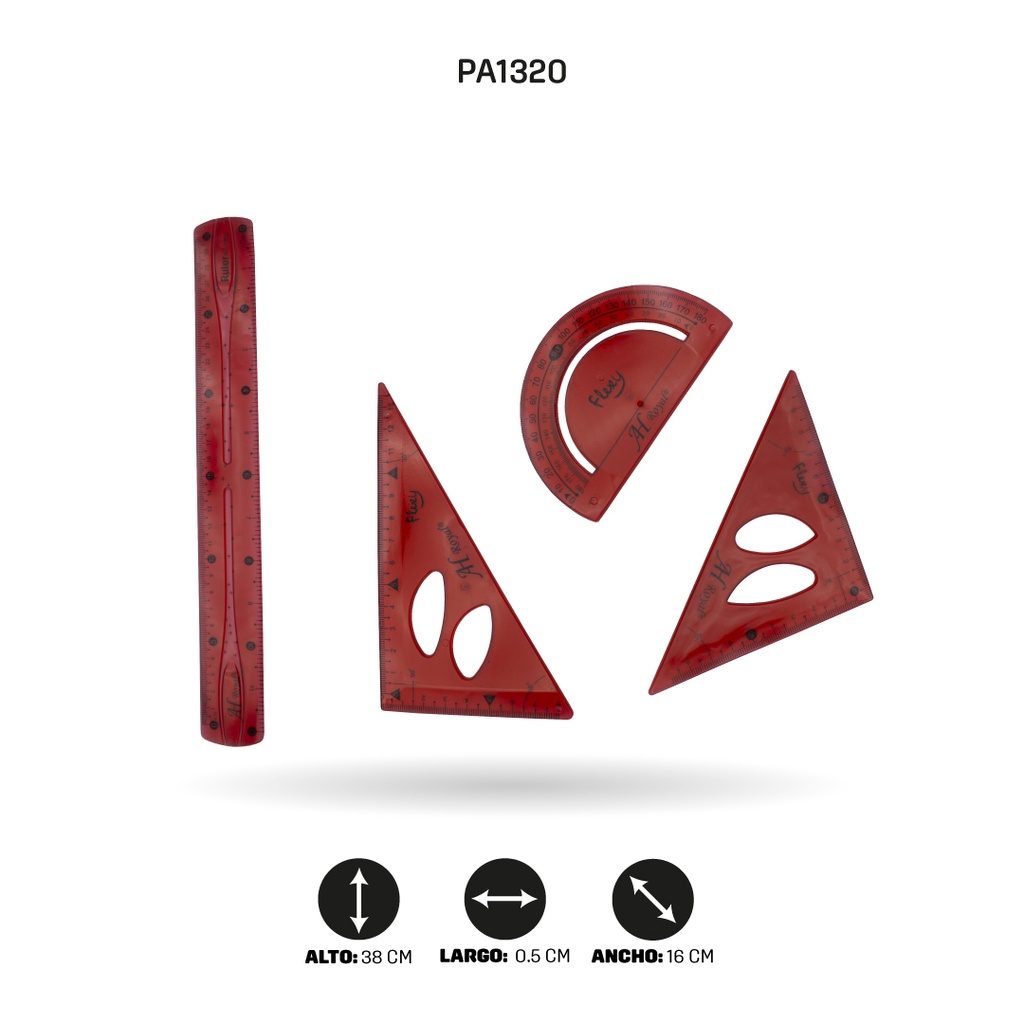 JUEGO GEOMETRICO AH ROYAL SILICONADO MEDIANO SIN TABLA PERIODICA [PAC3266-1320]