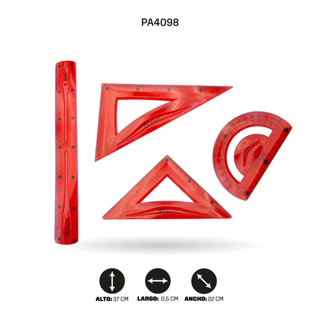 JUEGO GEOMETRICO AH ROYAL SILICONADO GRANDE CON TABLA PERIODICA [PAC3267-4098]