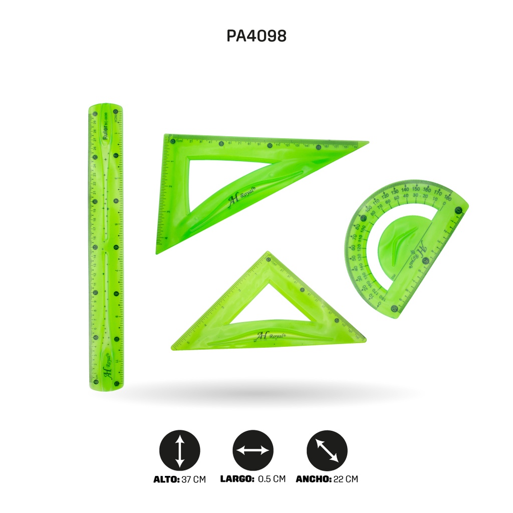 JUEGO GEOMETRICO AH ROYAL SILICONADO GRANDE CON TABLA PERIODICA [PAC3267-4098]