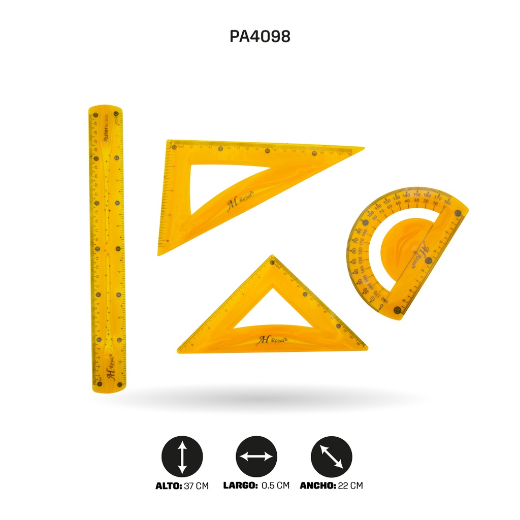 JUEGO GEOMETRICO AH ROYAL SILICONADO GRANDE CON TABLA PERIODICA [PAC3267-4098]