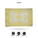 INDIVIDUAL DE MESA RECTANGULAR DORADO x 12[PAC5289]