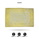 INDIVIDUAL DE MESA RECTANGULAR DORADO x 12[PAC5289]