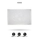 INDIVIDUAL DE MESA RECTANGULAR PLATEADO x 12[PAC5290]