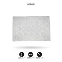 INDIVIDUAL DE MESA RECTANGULAR PLATEADO x 12[PAC5290]