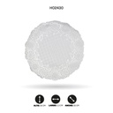 INDIVIDUAL DE MESA REDONDO PLATEADO [PAC5288]