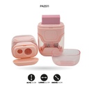 SACAPUNTAS DOBLE CON BORRADOR COLOR PASTEL DISPLAY X24 UNDSDMS-854 [PAC4872]