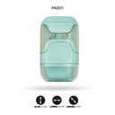 SACAPUNTAS DOBLE CON BORRADOR COLOR PASTEL DISPLAY X24 UNDSDMS-854 [PAC4872]