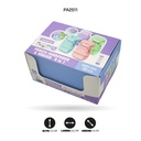 SACAPUNTAS DOBLE CON BORRADOR COLOR PASTEL DISPLAY X24 UNDSDMS-854 [PAC4872]