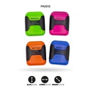 SACAPUNTAS DOBLE CON BORRADOR COLOR NEÓN DISPLAY X12 UND DMS-859 [PAC4873]