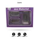 LONCHERA INFANTIL EN ACERO INOXIDABLE 4 COLORES 886 SIN IMPRESION [PAC4798]