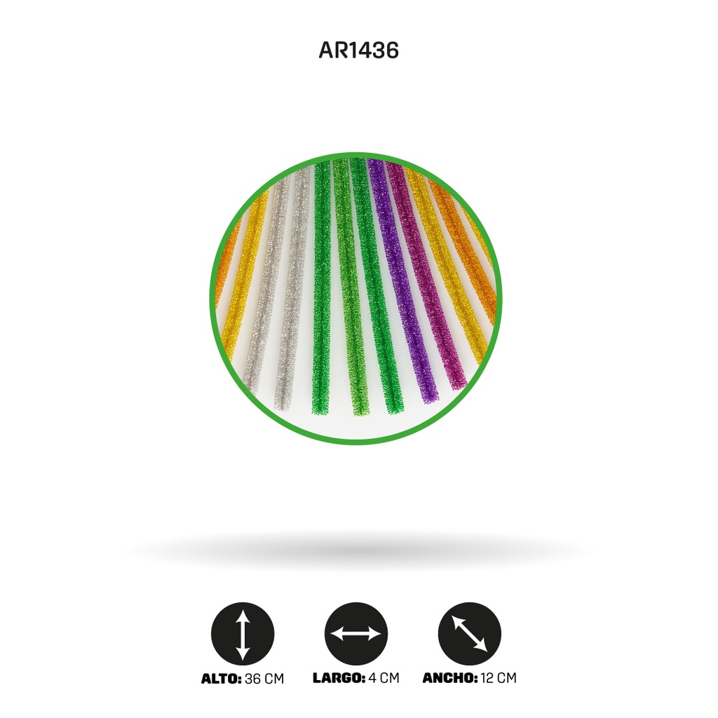 CHELINES BRILLANTES SURTIDOS BOLSA X 100 [PAC4040]