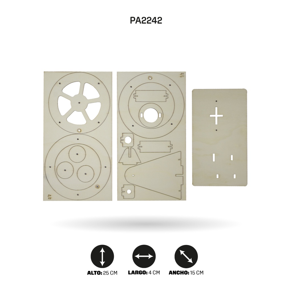 GENERADOR MANUAL DE ENERGIA 2625 [PAC4546]