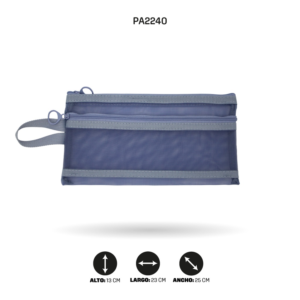 CARTUCHERA TRASLUCIDA 4 COLORES DISPLAY X24 TY2002  [PAC4544]