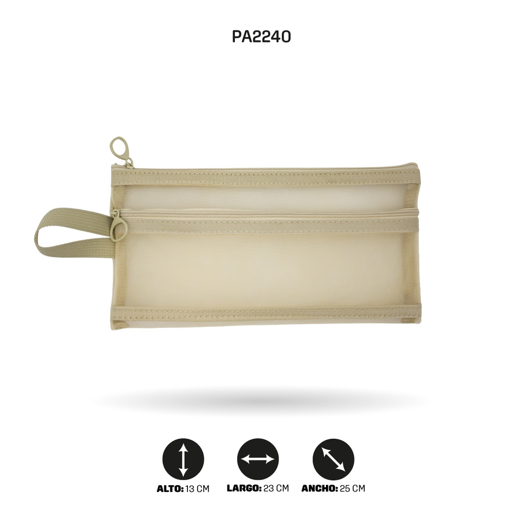 CARTUCHERA TRASLUCIDA 4 COLORES DISPLAY X24 TY2002  [PAC4544]