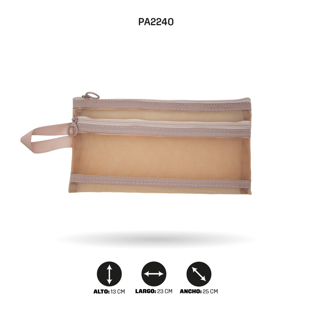 CARTUCHERA TRASLUCIDA 4 COLORES DISPLAY X24 TY2002  [PAC4544]