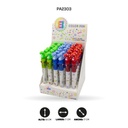 BOLIGRAFO MINA 8 COLORES 6 MOTIVOS DISPLEY X 36 QM-918[PAC4571]