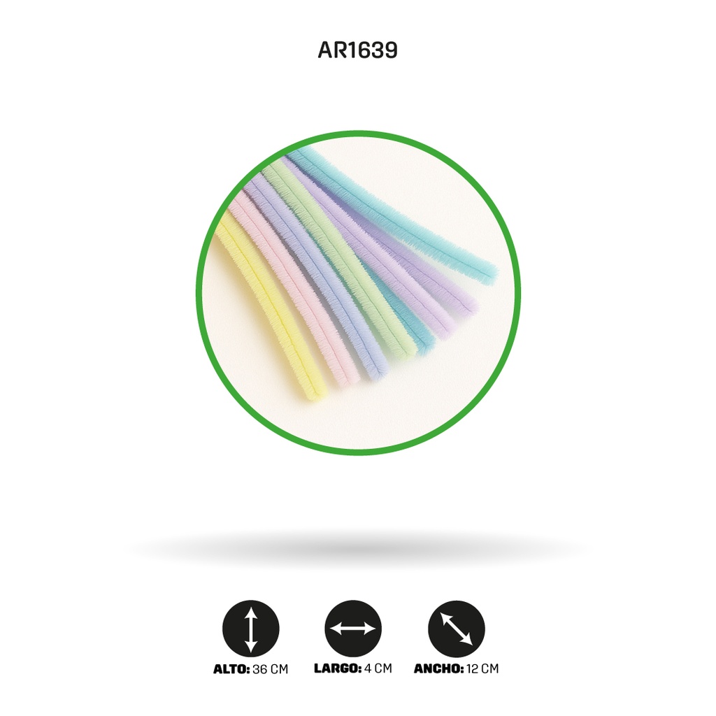 CHELINES COLORES PASTELES SURTIDOS BOLSA X 100 [PAC5388]