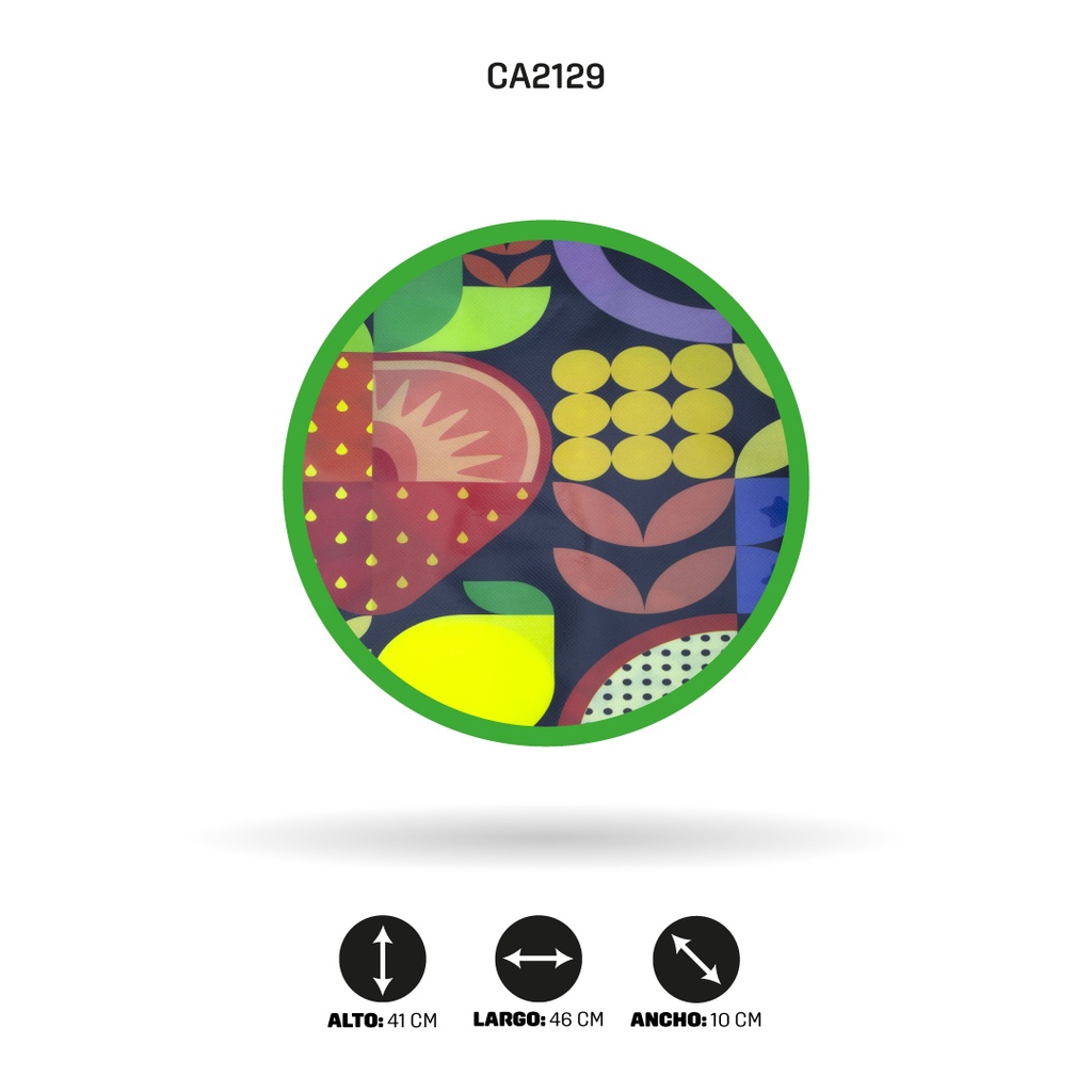 BOLSA ESTAMPADA CON AGARRADERA MEDIDA 46X41X10 [PAC5166]