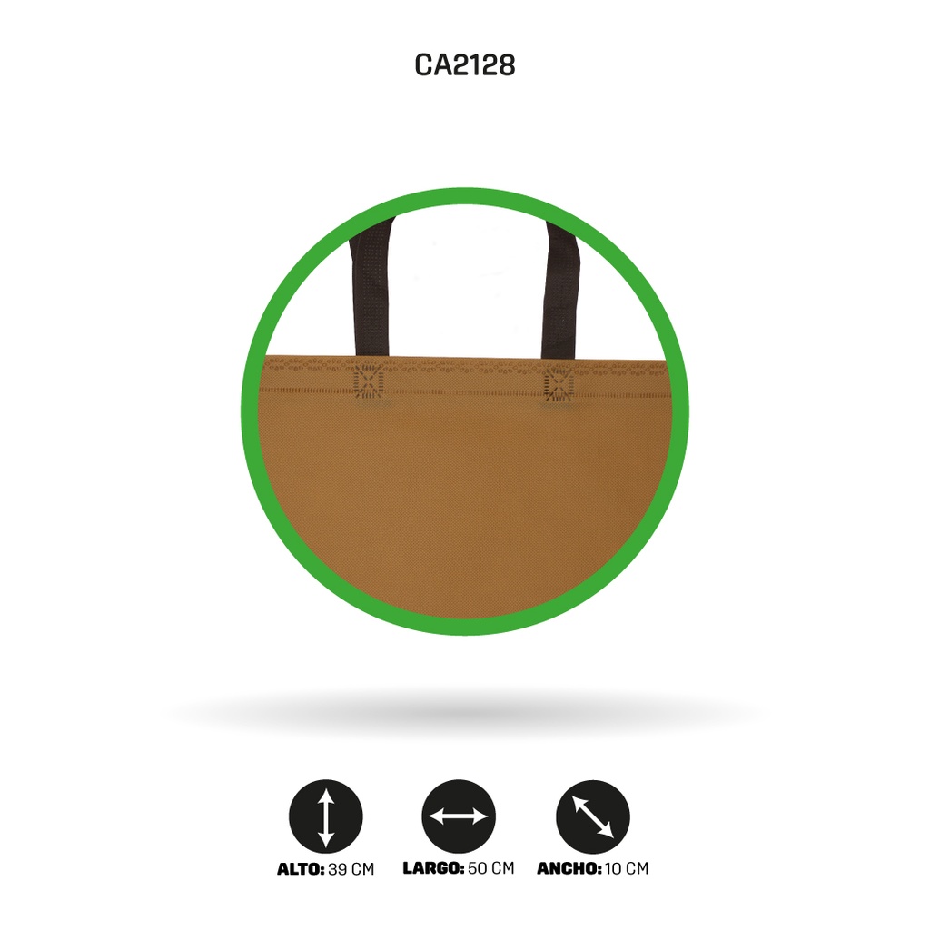 BOLSA CAMBRE CON AGARRADERA 39x50x10CM [PAC5164]