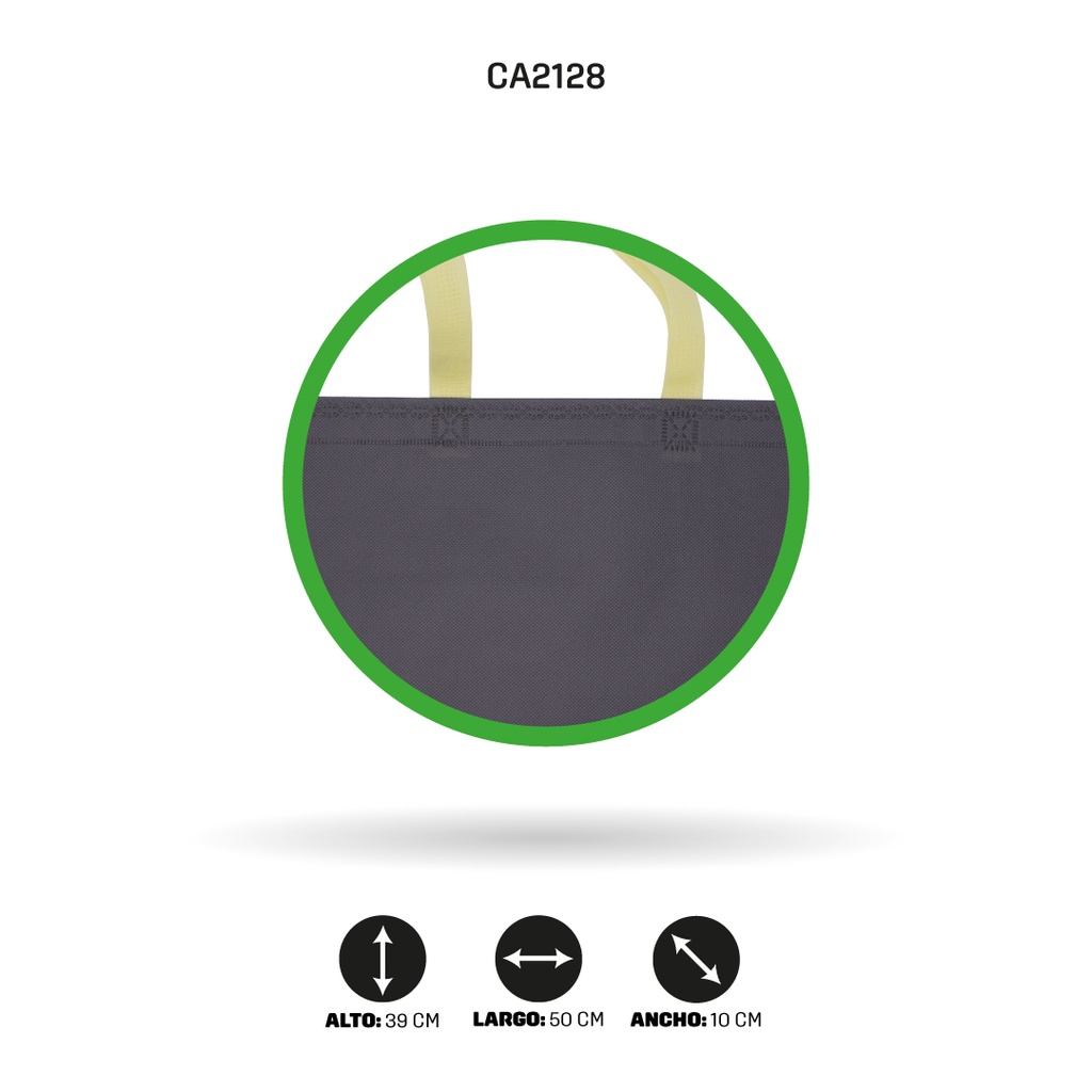 BOLSA CAMBRE CON AGARRADERA 39x50x10CM [PAC5164]
