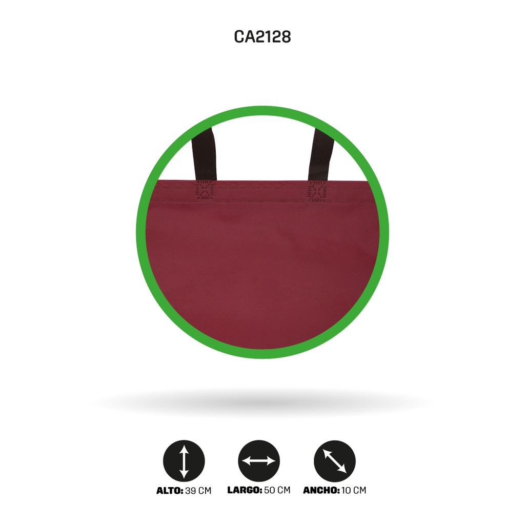 BOLSA CAMBRE CON AGARRADERA 39x50x10CM [PAC5164]