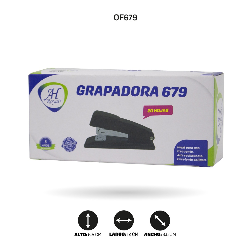 GRAPADORA AHROYAL MEDIANA 20 HOJAS [PAC90638-679]