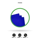 FOAMY 1/8  AH ROYAL ESCARCHADO AZUL  [FO1515]