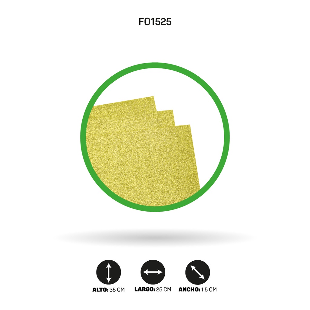 FOAMY 1/8 AH ROYAL ESCARCHADO DORADO X10 [1525]