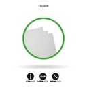 FOAMY 4 CARTAS AH ROYAL ESCARCHADO BLANCO X 10 UNDS [AH29100415]