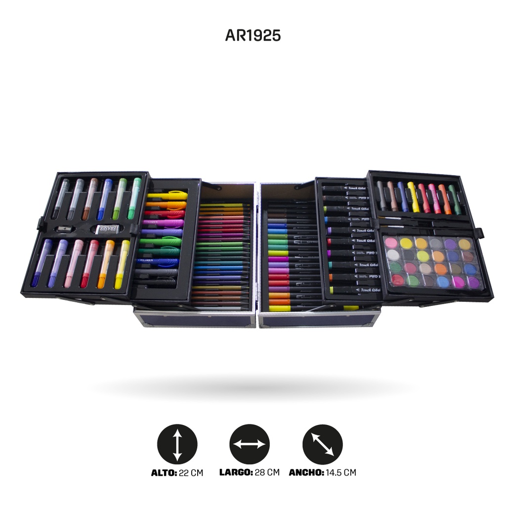 SET DE ARTE MALETA CON 133PCS [PAC5398]