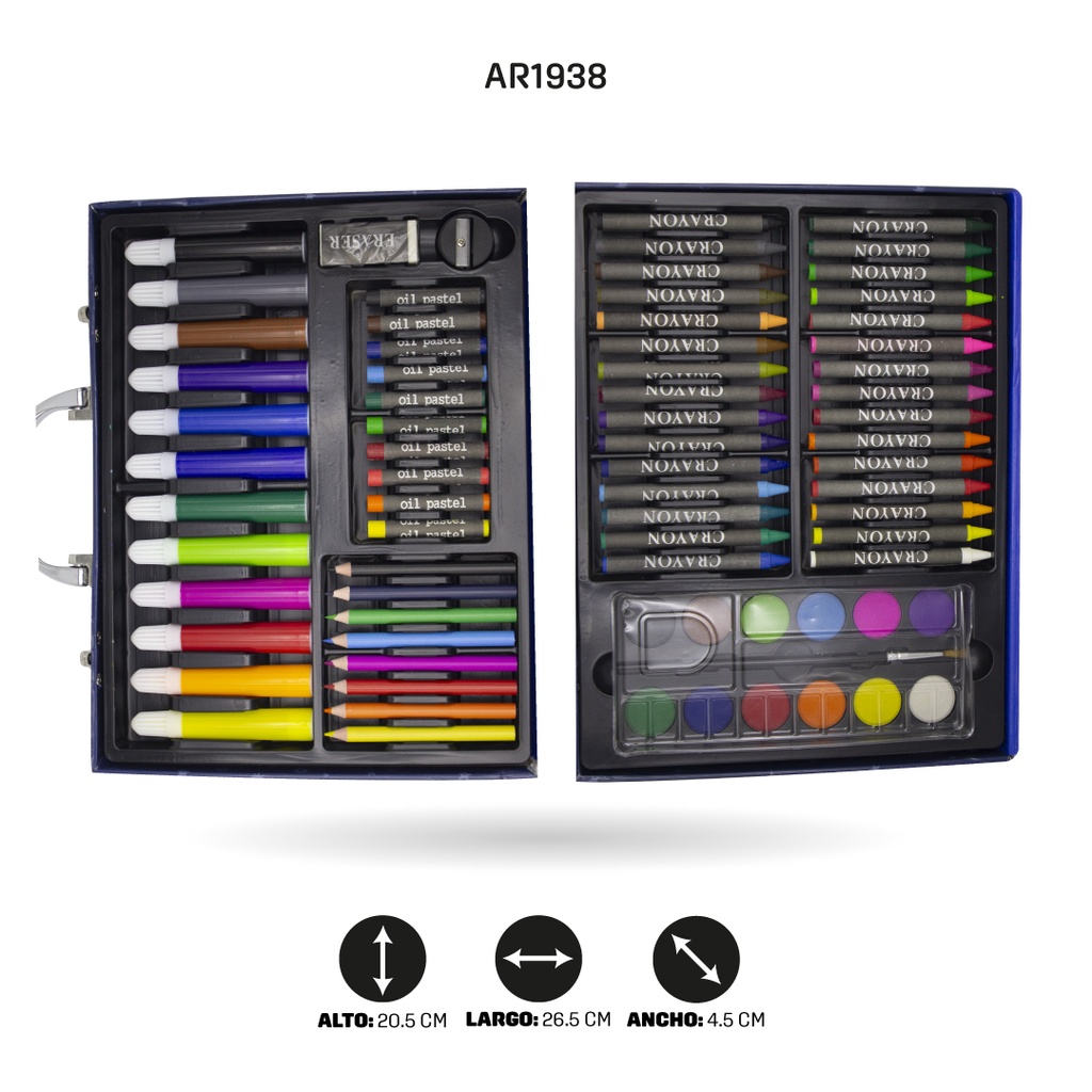 SET DE ARTE  MALETA DE ASTRONAUTA 76PCS  [PAC5404]