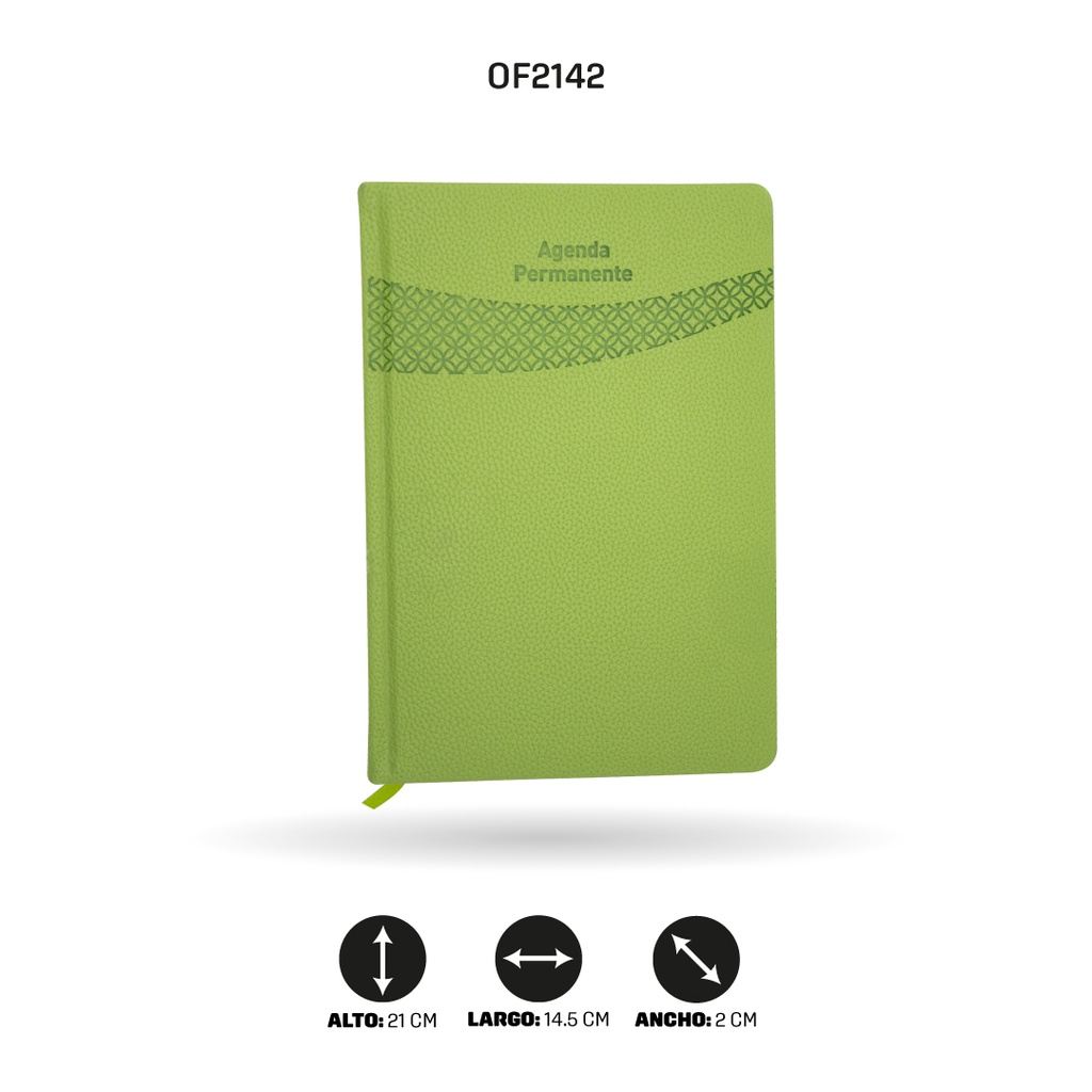 AGENDA PERMANENTE DE 160 HOJAS 3 COLORES  [PAC5431]