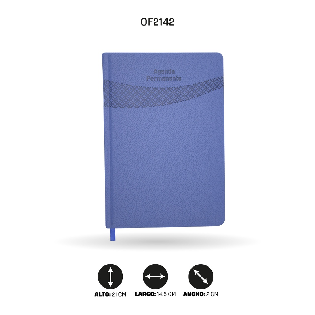 AGENDA PERMANENTE DE 160 HOJAS 3 COLORES  [PAC5431]