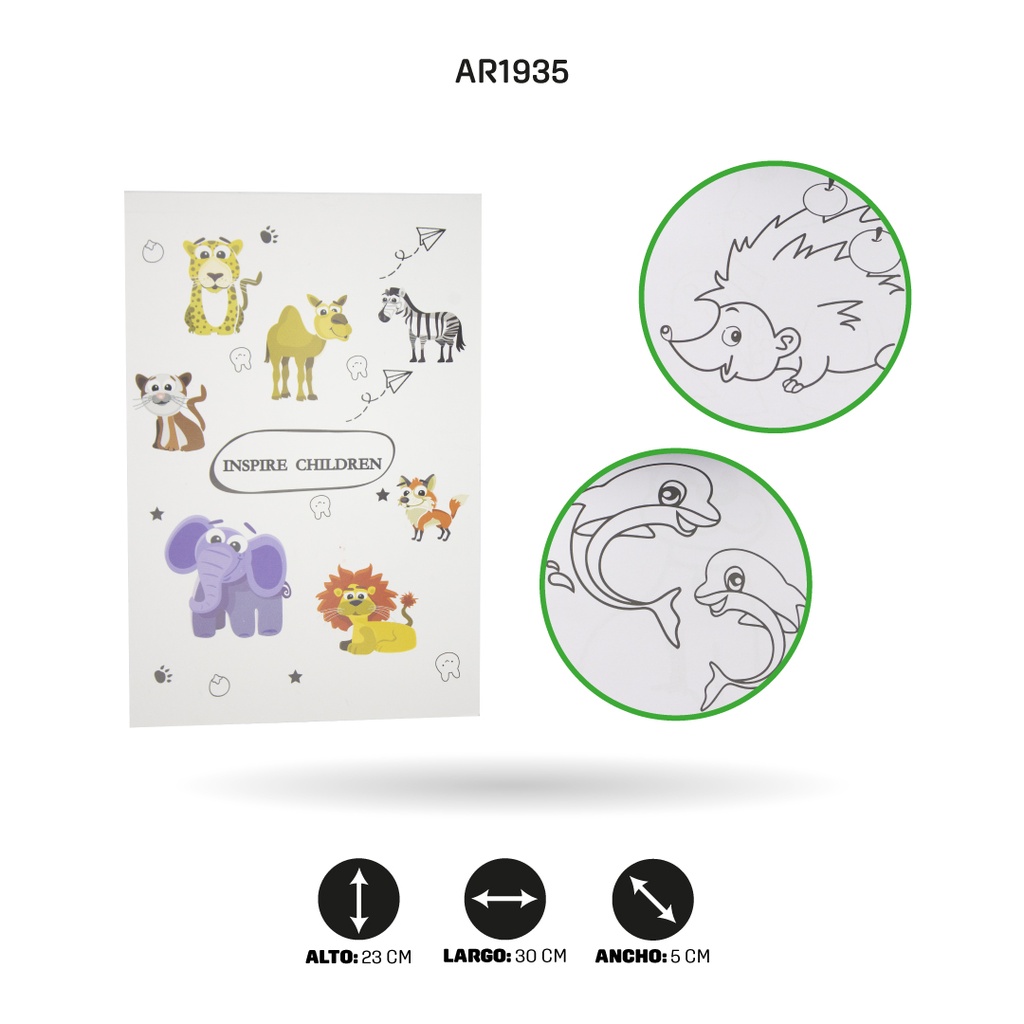 SET DE ARTE CAJA DE ANIMALES 50PCS 001 [PAC5402]