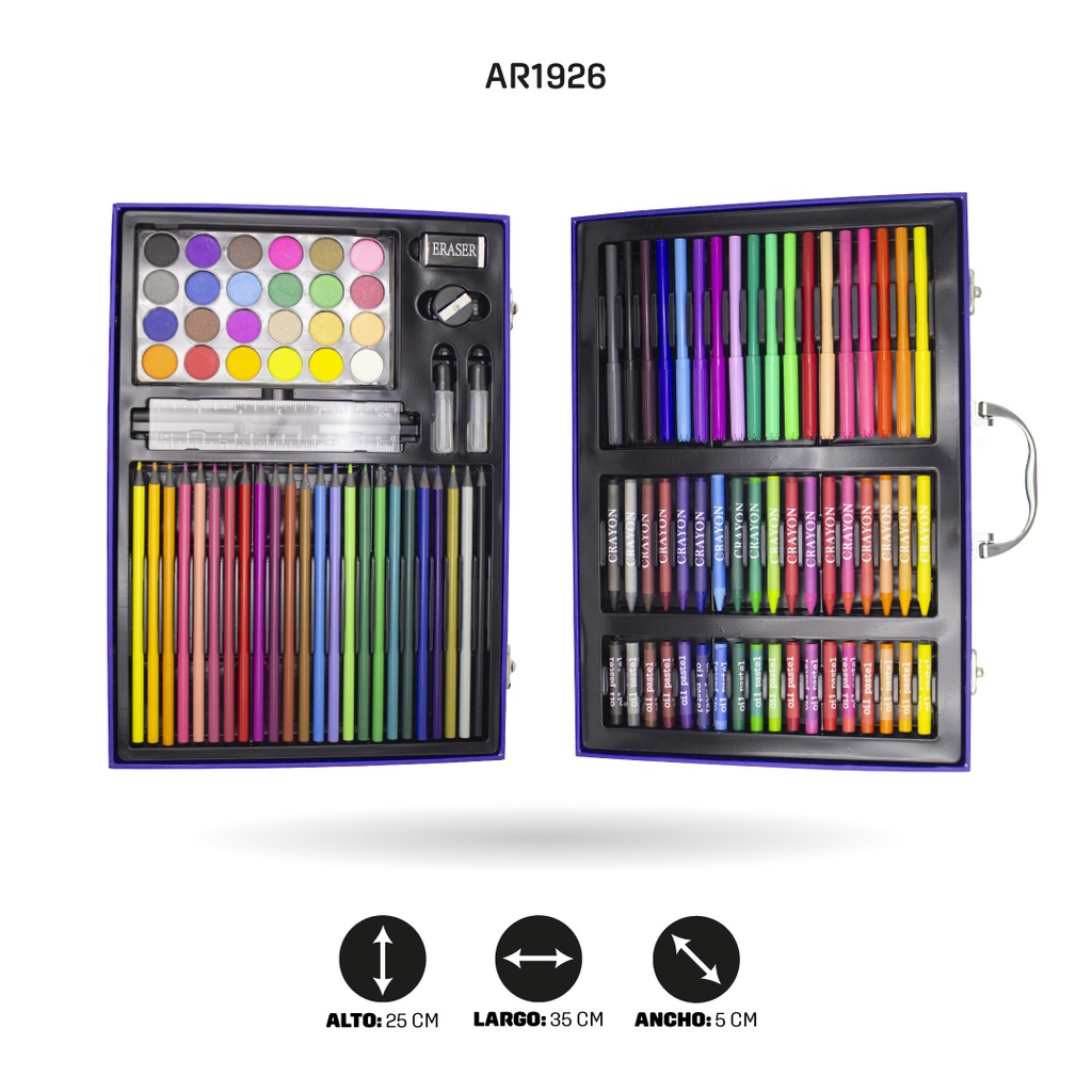 SET DE ARTE MALETA 128PCS [PAC5399]