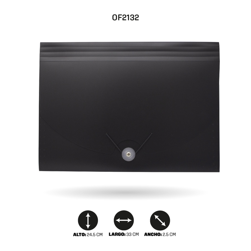 ARCHIVADOR AHROYAL A4 13 BOLSILLOS, 65MIC [PAC4789]