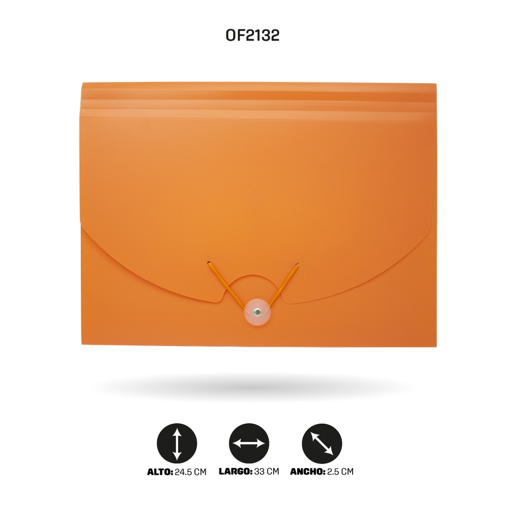 ARCHIVADOR AHROYAL A4 13 BOLSILLOS, 65MIC [PAC4789]