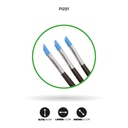 PINCEL PICOPAY MEDIANO CABO PLATEADO SET X5 [PAC70062-291]