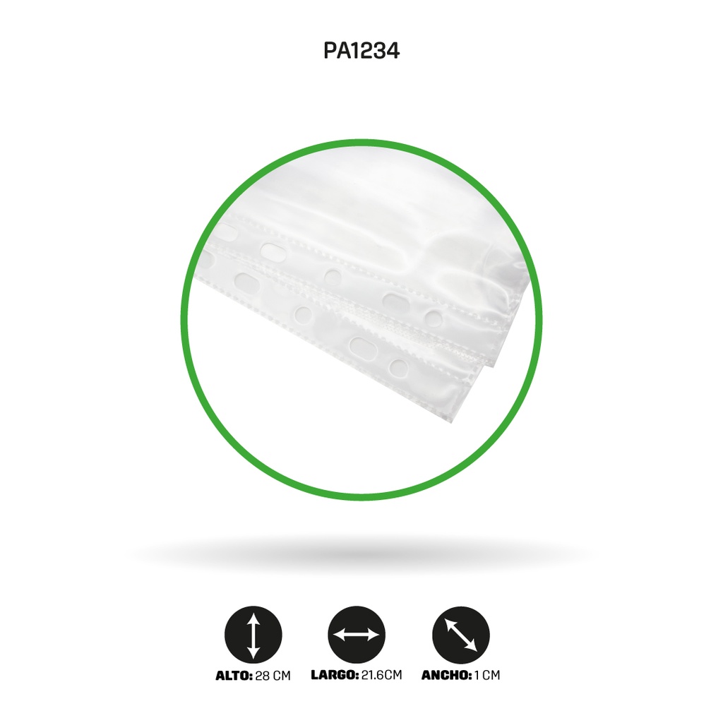 BOLSILLO CATALOGO AH ROYAL CARTA GRUESO TRANSPARENTE 8 MIC X 50 [PAC4781-1234]