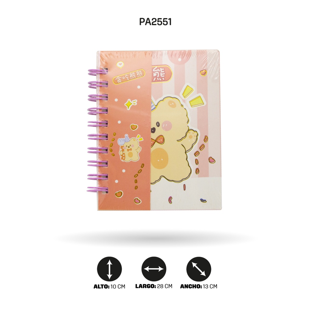 AGENDA MINI NOTAS 80 HOJAS  REF100K [PAC4648]